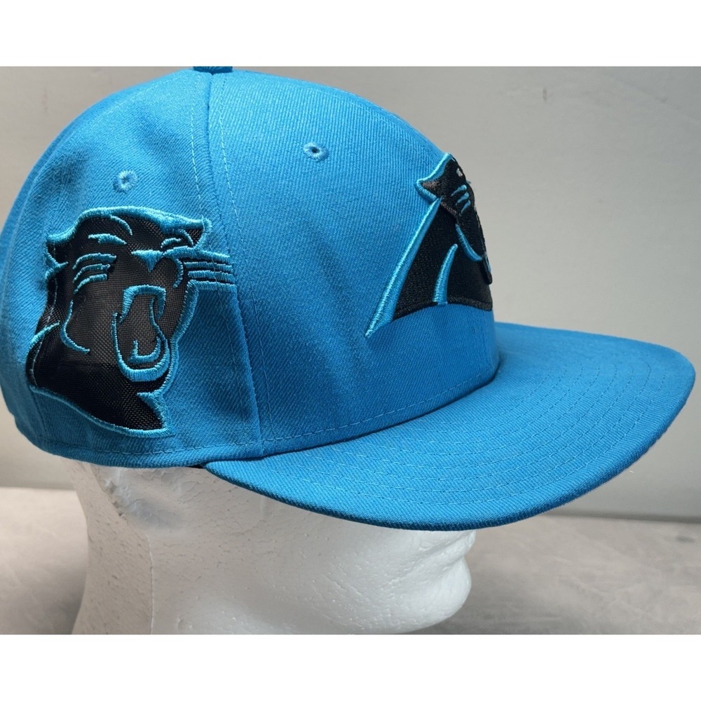 Carolina Panthers New Era 9FIFTY Snapback Hat NFL Teal Black Logo Cap OSFM